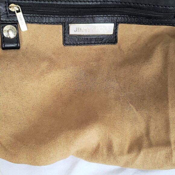 Jimmy Choo Leopard Print Canvas Lohla Tote - Picture 6 of 7